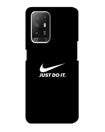 Чехол для OPPO Reno 5z с картинкой «Минимализм от Nike»