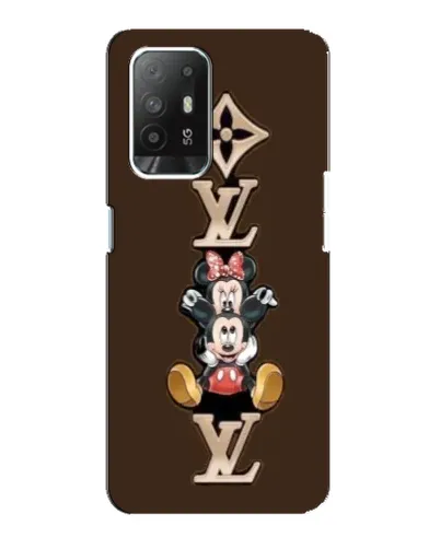 Чехол для OPPO Reno 5z с картинкой «LV и Микки Маус» Чехол для OPPO Reno 5z с картинкой «LV и Микки Маус»