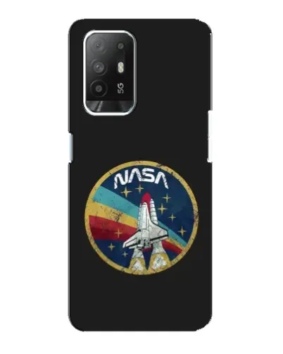 Чехол для OPPO Reno 5z с картинкой «NASA — эмблема миссии»