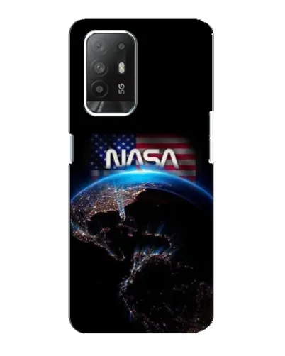 Чехол для OPPO Reno 5z с картинкой «Земля из космоса NASA»