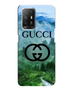 Чехол для OPPO Reno 5z с картинкой «Gucci — горный пейзаж»