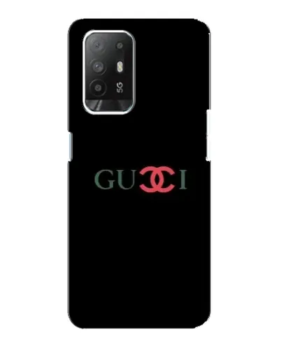 Чехол для OPPO Reno 5z с картинкой «Gucci — красный градиент»