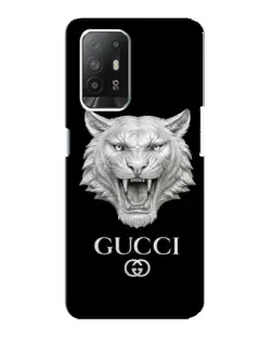 Чохол для OPPO Reno 5z з картинкою «Gucci — срібний лев» Чохол для OPPO Reno 5z з картинкою «Gucci — срібний лев»