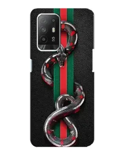 Чохол для OPPO Reno 5z з картинкою «Gucci — змія на смузі» Чохол для OPPO Reno 5z з картинкою «Gucci — змія на смузі»