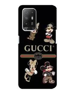 Чохол для OPPO Reno 5z з картинкою «Gucci — герої Disney та монограма» Чохол для OPPO Reno 5z з картинкою «Gucci — герої Disney та монограма»