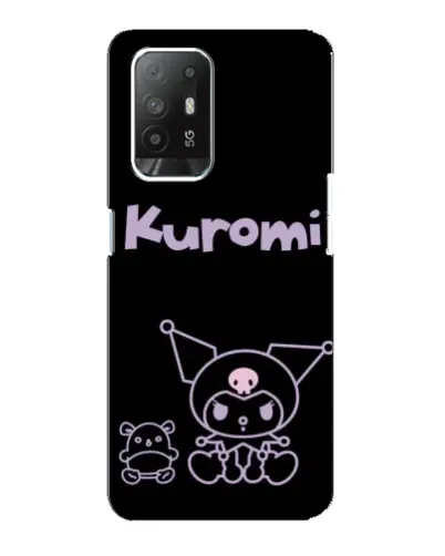 Чехол для OPPO Reno 5z с картинкой «Kuromi — черный минимализм» Чехол для OPPO Reno 5z с картинкой «Kuromi — черный минимализм»