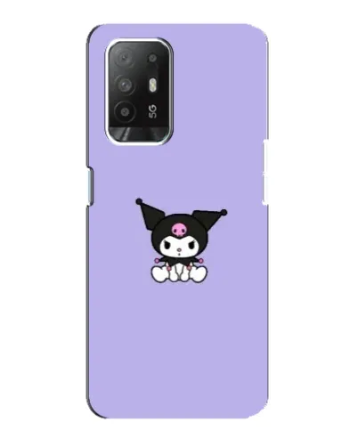 Чехол для OPPO Reno 5z с картинкой «Kuromi — фиолетовый минимализм» Чехол для OPPO Reno 5z с картинкой «Kuromi — фиолетовый минимализм»