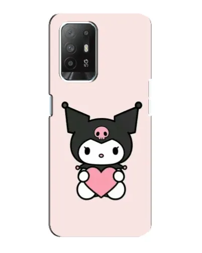 Чехол для OPPO Reno 5z с картинкой «Kuromi и сердце» Чехол для OPPO Reno 5z с картинкой «Kuromi и сердце»