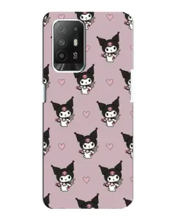 Чехол для OPPO Reno 5z с картинкой «Kuromi — ночной сон»