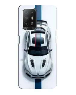Чехол для OPPO Reno 5z с картинкой «Вид сверху — BMW M»