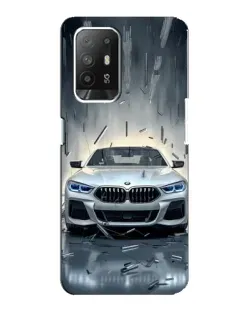 Чехол для OPPO Reno 5z с картинкой «BMW в свете фар»