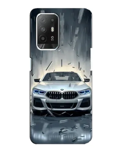 Чехол для OPPO Reno 5z с картинкой «BMW в свете фар»