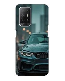 Чехол для OPPO Reno 5z с картинкой «BMW в огнях города»