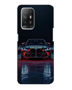 Чехол для OPPO Reno 5z с картинкой «BMW на мокрой дороге»