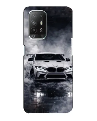 Чехол для OPPO Reno 5z с картинкой «BMW сквозь туман»