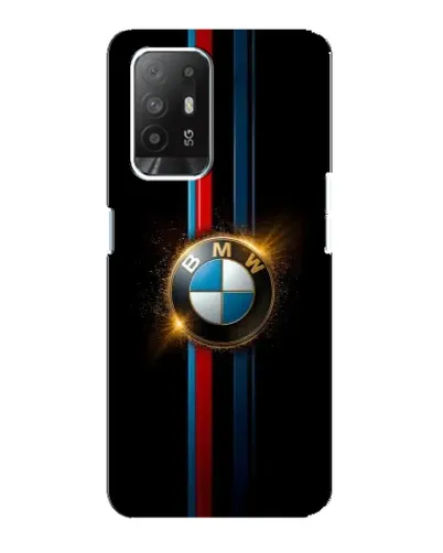 Чехол для OPPO Reno 5z с картинкой «BMW M-Power неон»