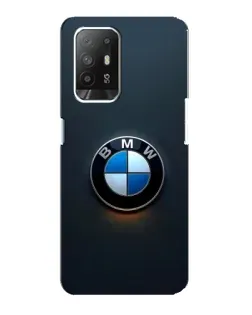 Чехол для OPPO Reno 5z с картинкой «Логотип BMW — минимализм»
