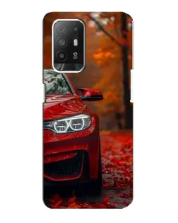 Чехол для OPPO Reno 5z с картинкой «Осенняя BMW M4»