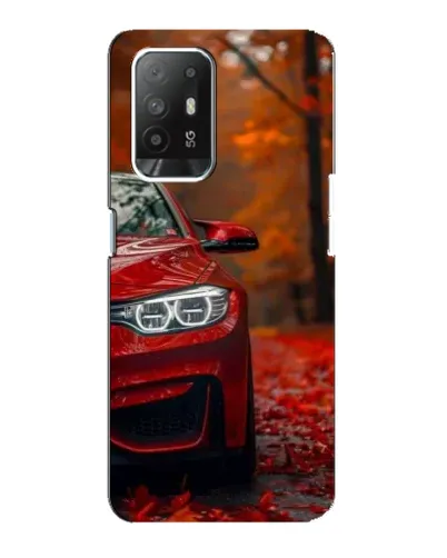 Чехол для OPPO Reno 5z с картинкой «Осенняя BMW M4»