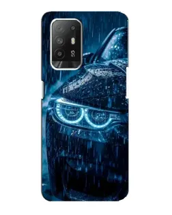 Чехол для OPPO Reno 5z с картинкой «BMW под дождем»
