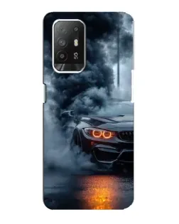 Чехол для OPPO Reno 5z с картинкой «BMW M-Power — абстракция»