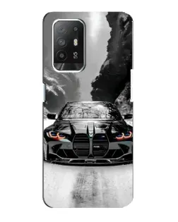 Чехол для OPPO Reno 5z с картинкой «BMW — акварельный дрифт»