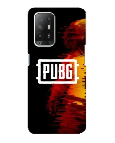Чехол для OPPO Reno 5z с картинкой «Яркий логотип PUBG»