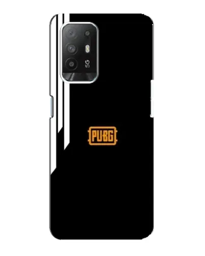 Чехол для OPPO Reno 5z с картинкой «PUBG — вертикальные линии»