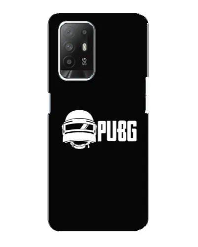 Чехол для OPPO Reno 5z с картинкой «PUBG — классический лого»