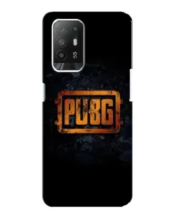 Чехол для OPPO Reno 5z с картинкой «PUBG — золотой логотип»