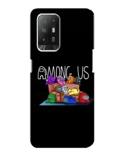 Чехол для OPPO Reno 5z с картинкой «Логотип Among Us» Чехол для OPPO Reno 5z с картинкой «Логотип Among Us»