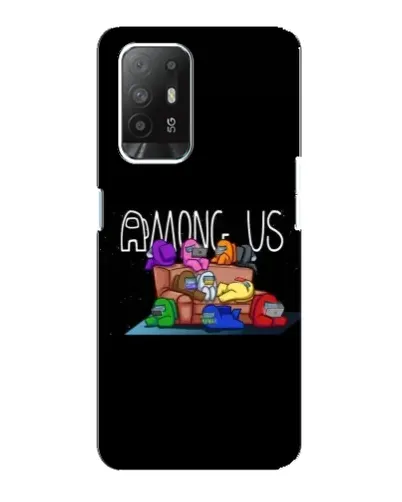 Чехол для OPPO Reno 5z с картинкой «Логотип Among Us» Чехол для OPPO Reno 5z с картинкой «Логотип Among Us»