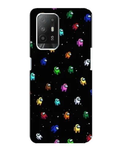 Чехол для OPPO Reno 5z с картинкой «Экипаж Among Us» Чехол для OPPO Reno 5z с картинкой «Экипаж Among Us»