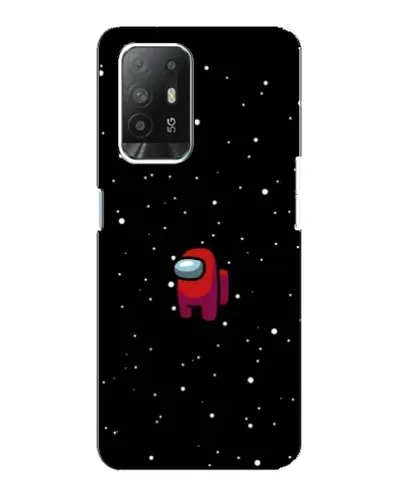 Чехол для OPPO Reno 5z с картинкой «Красный Among Us» Чехол для OPPO Reno 5z с картинкой «Красный Among Us»