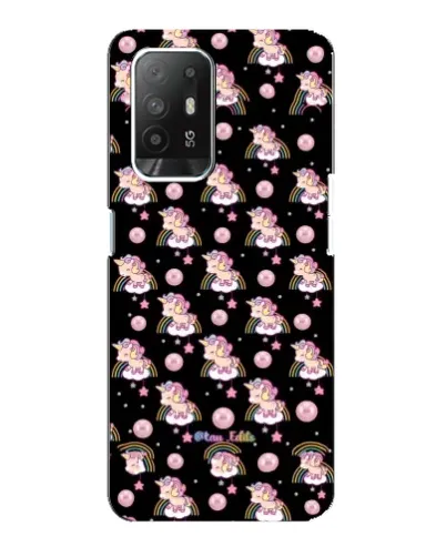 Чехол для OPPO Reno 5z с картинкой «Magic Unicorn паттерн»
