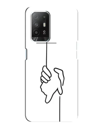 Чехол для OPPO Reno 5z с картинкой «Рука держит» Чехол для OPPO Reno 5z с картинкой «Рука держит»