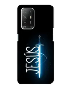Чехол для OPPO Reno 5z с картинкой «Меч Духа Jesus»