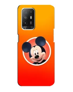 Чехол для OPPO Reno 5z с картинкой «Mickey в круге»