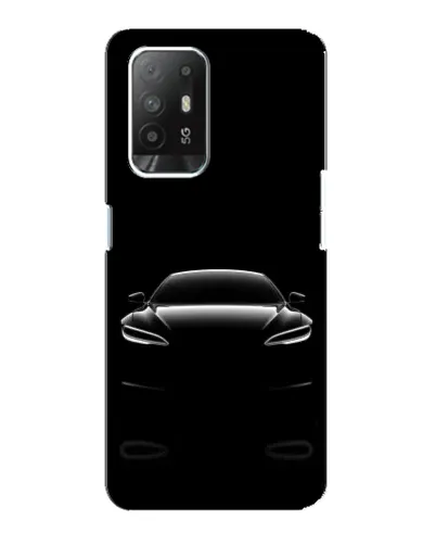 Чехол для OPPO Reno 5z с картинкой «Силуэт Tesla Night» Чехол для OPPO Reno 5z с картинкой «Силуэт Tesla Night»