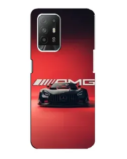 Чехол для OPPO Reno 5z с картинкой «Mercedes AMG — красная линия»