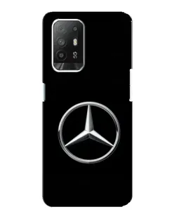 Чехол для OPPO Reno 5z с картинкой «Mercedes классический лого»