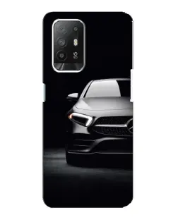 Чехол для OPPO Reno 5z с картинкой «Свет фар Mercedes»