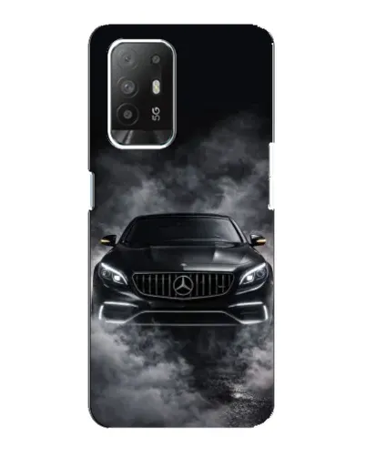 Чехол для OPPO Reno 5z с картинкой «Mercedes в дыму» Чехол для OPPO Reno 5z с картинкой «Mercedes в дыму»