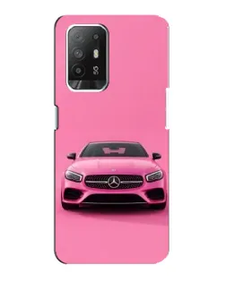 Чохол для OPPO Reno 5z з картинкою «Рожевий Mercedes AMG»