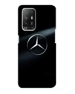 Чохол для OPPO Reno 5z з картинкою «Mercedes на металі»