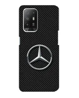 Чохол для OPPO Reno 5z з картинкою «Карбоновий Mercedes стиль»
