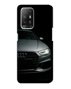 Чехол для OPPO Reno 5z с картинкой «Audi — детализация кузова»