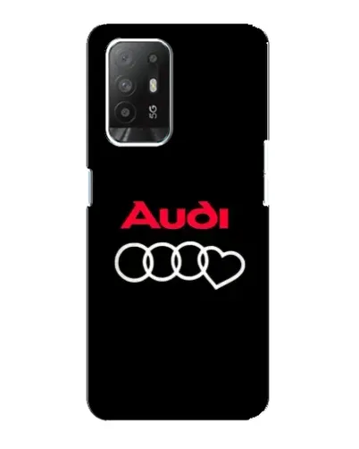Чехол для OPPO Reno 5z с картинкой «Логотип Audi Heart»