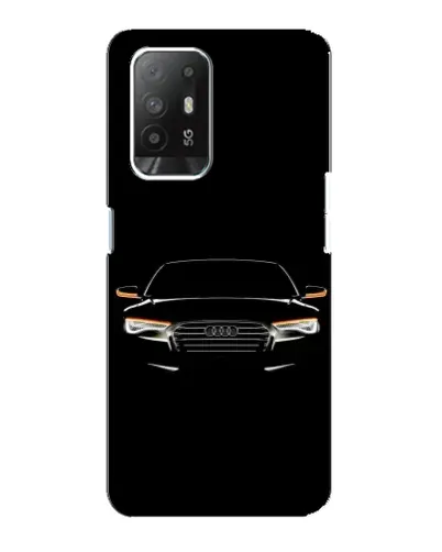 Чехол для OPPO Reno 5z с картинкой «Audi — ночной контур»