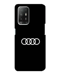 Чехол для OPPO Reno 5z с картинкой «Audi White Logo» Чехол для OPPO Reno 5z с картинкой «Audi White Logo»